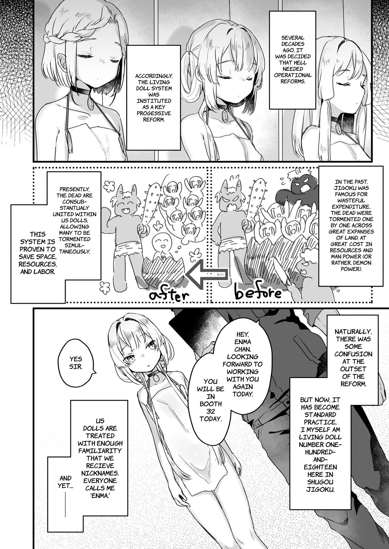 Enma wa Jigoku no Ikiningyou | Enma, Hell's Living Doll page 6 full