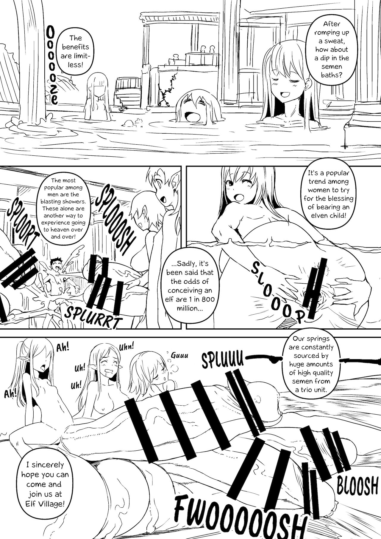 Futanari Elf Village page 4 full