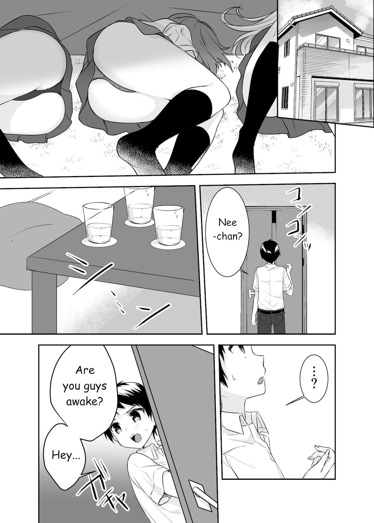 Boku no Onee-chan to Tomodachi wo Nemurasete Osottemitara Kaeriuchi ni Atta | The Tables were Turned when I tried to Rape my Sister and her Friends while they were Asleep page 3 full