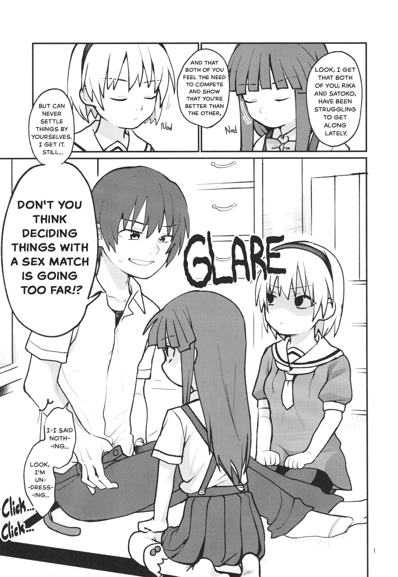 "Boku ga!" "Watashi ga!" ""Ichiban Eroi"" "no desu!" "desu wa!" | page 3 full