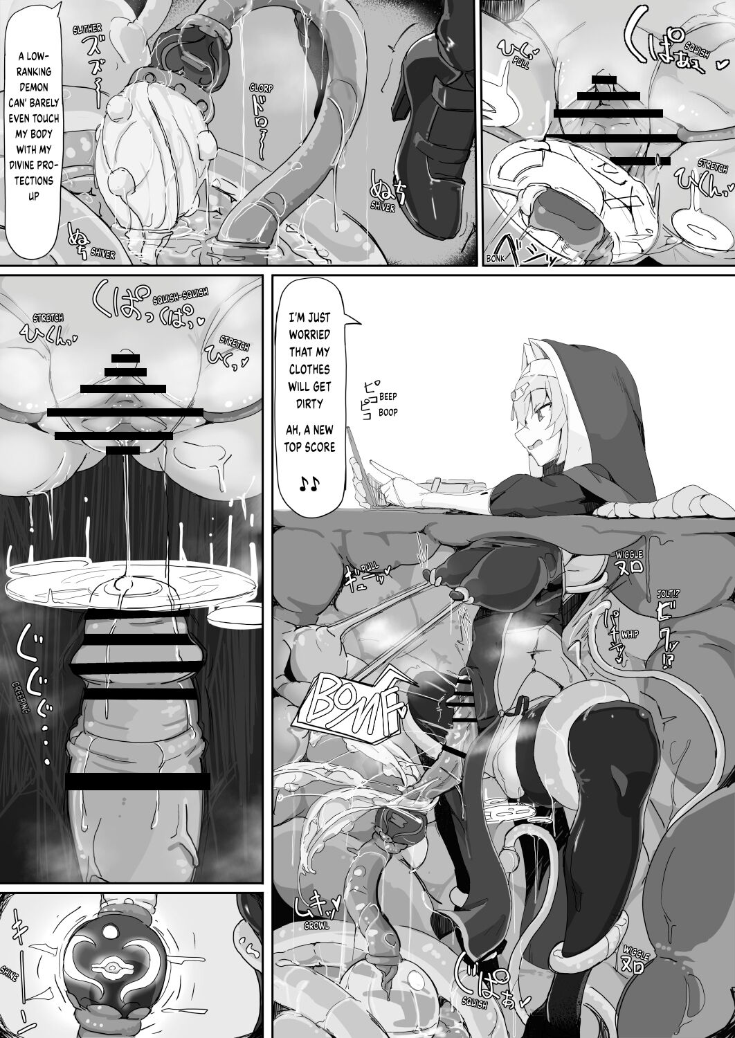 Teikyuu Zako Inma no Shokushu ga Fukai nanode Kankaku Shadan Mahou o Tenkai Shimashita wa!! | This Lowly Incubus Trap's Tentacles Felt Gross So I Cast Sensory Deprivation Magic On Myself!! page 8 full
