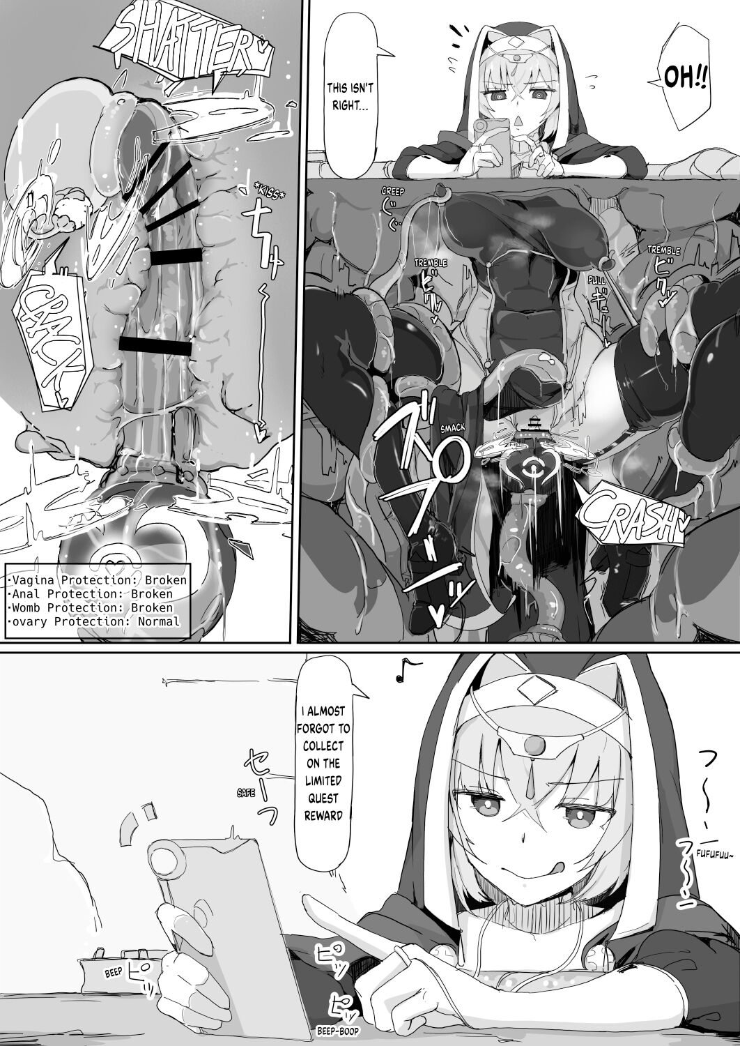 Teikyuu Zako Inma no Shokushu ga Fukai nanode Kankaku Shadan Mahou o Tenkai Shimashita wa!! | This Lowly Incubus Trap's Tentacles Felt Gross So I Cast Sensory Deprivation Magic On Myself!! page 9 full