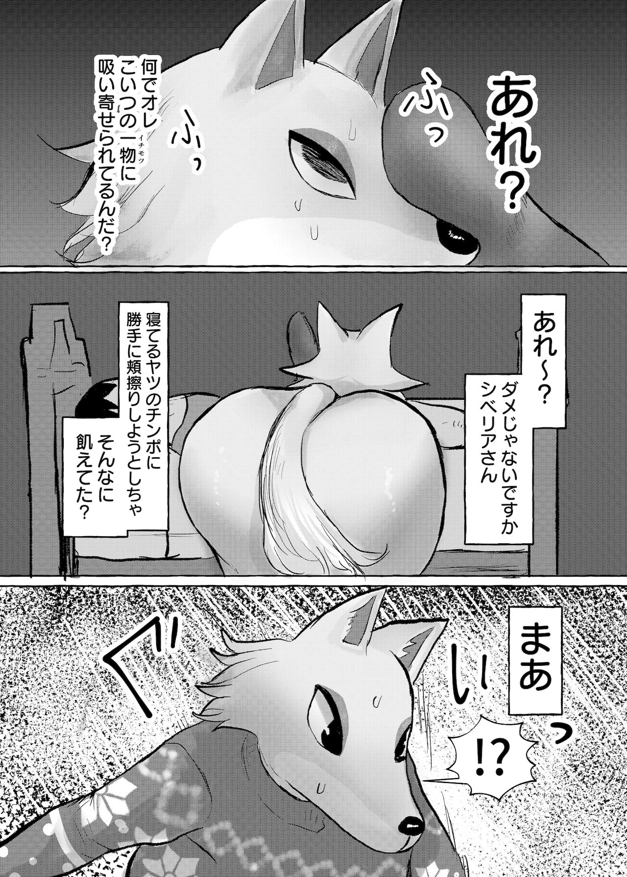 壮年男オオカミの雌シベに雌性自覚教育 page 4 full