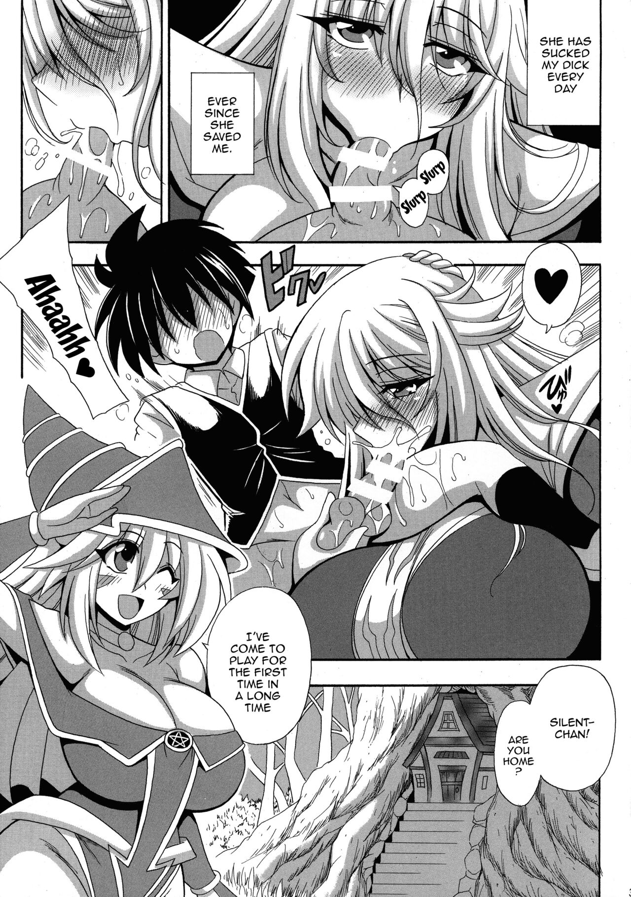 BMG to Chinmoku no Bonyuu Majutsu-shi | Dark Magician Girl And The Big Breasted Silent Magician page 5 full