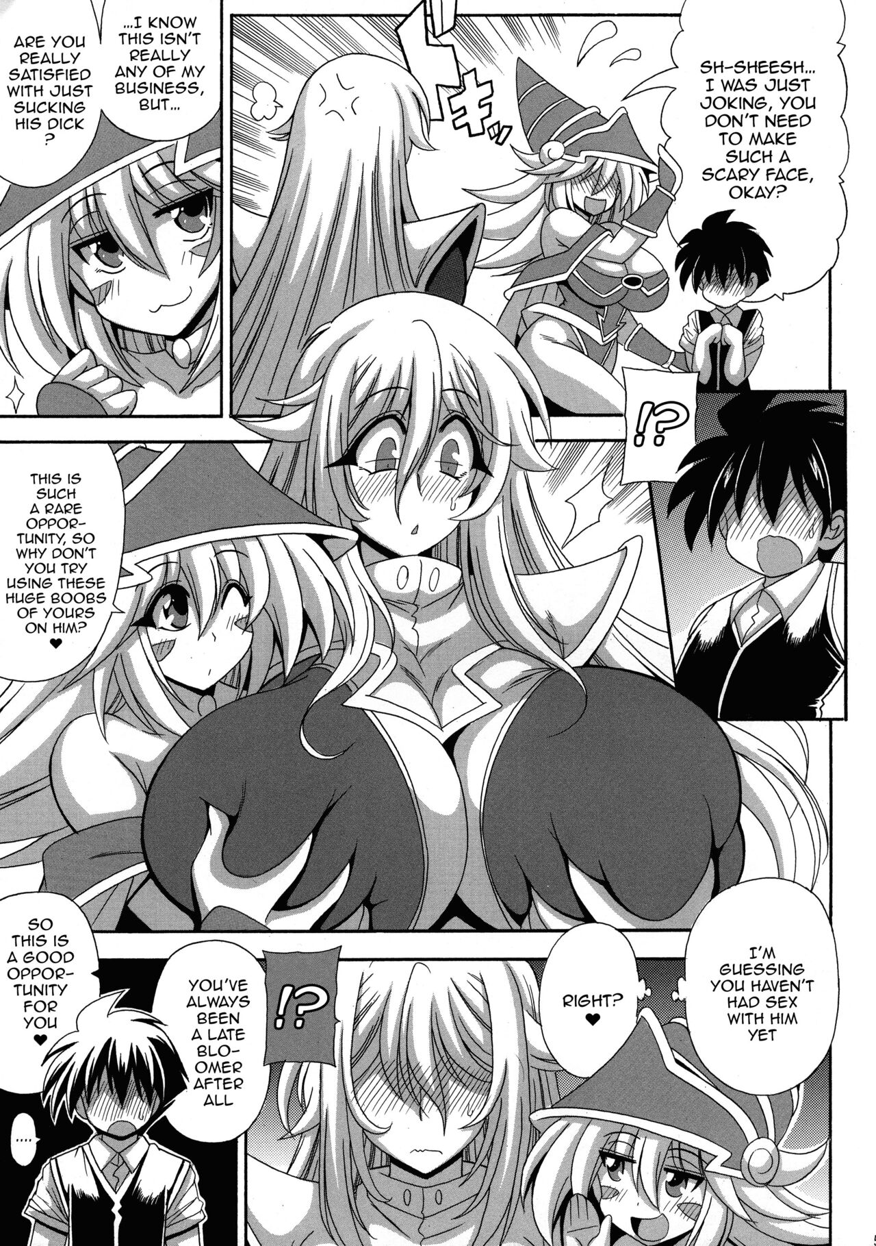 BMG to Chinmoku no Bonyuu Majutsu-shi | Dark Magician Girl And The Big Breasted Silent Magician page 7 full
