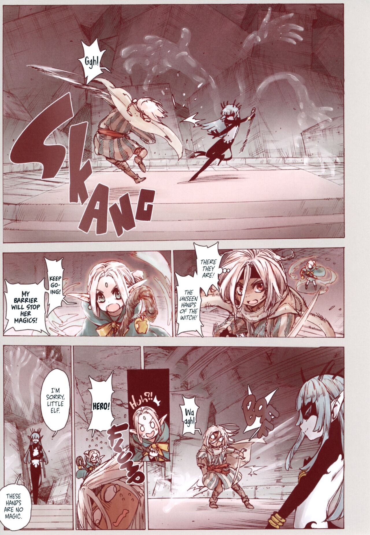 Daraku no Majo Shounen Yuusha to Tsurupeta Elf wa Ika ni Shite Majo ni Yabureta ka | Witch of Depravity: How the Young Hero and a Tiny Elf Fell Victim to a Sorceress page 8 full