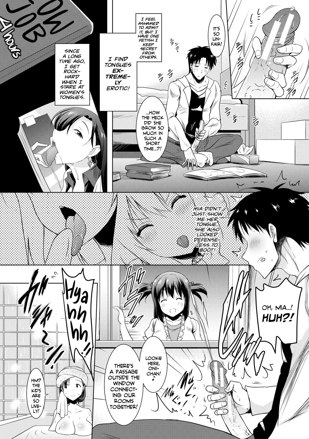 Kyonyuu Oyako no Shita to Shikyuu ni Renzoku Shasei Ch. 1-3 page 8 full