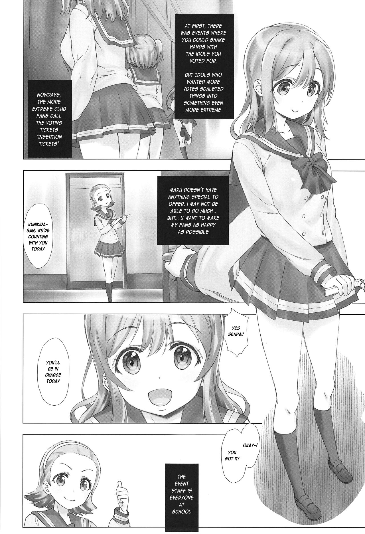 Ura School Idol. Kunikida Hanamaru page 6 full