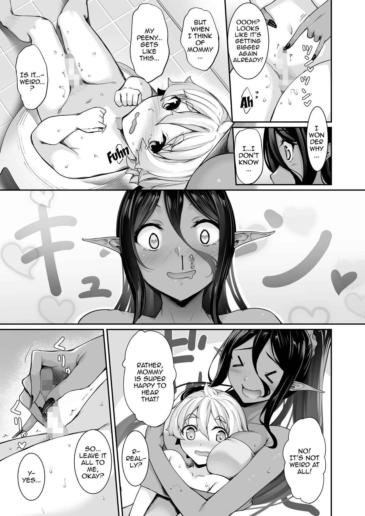 Chotto dake Ai ga Omoi Dark Elf ga Isekai kara Oikakete Kita 3 | A Slightly Clingy Dark Elf Chased Me From Another World 3 page 10 full