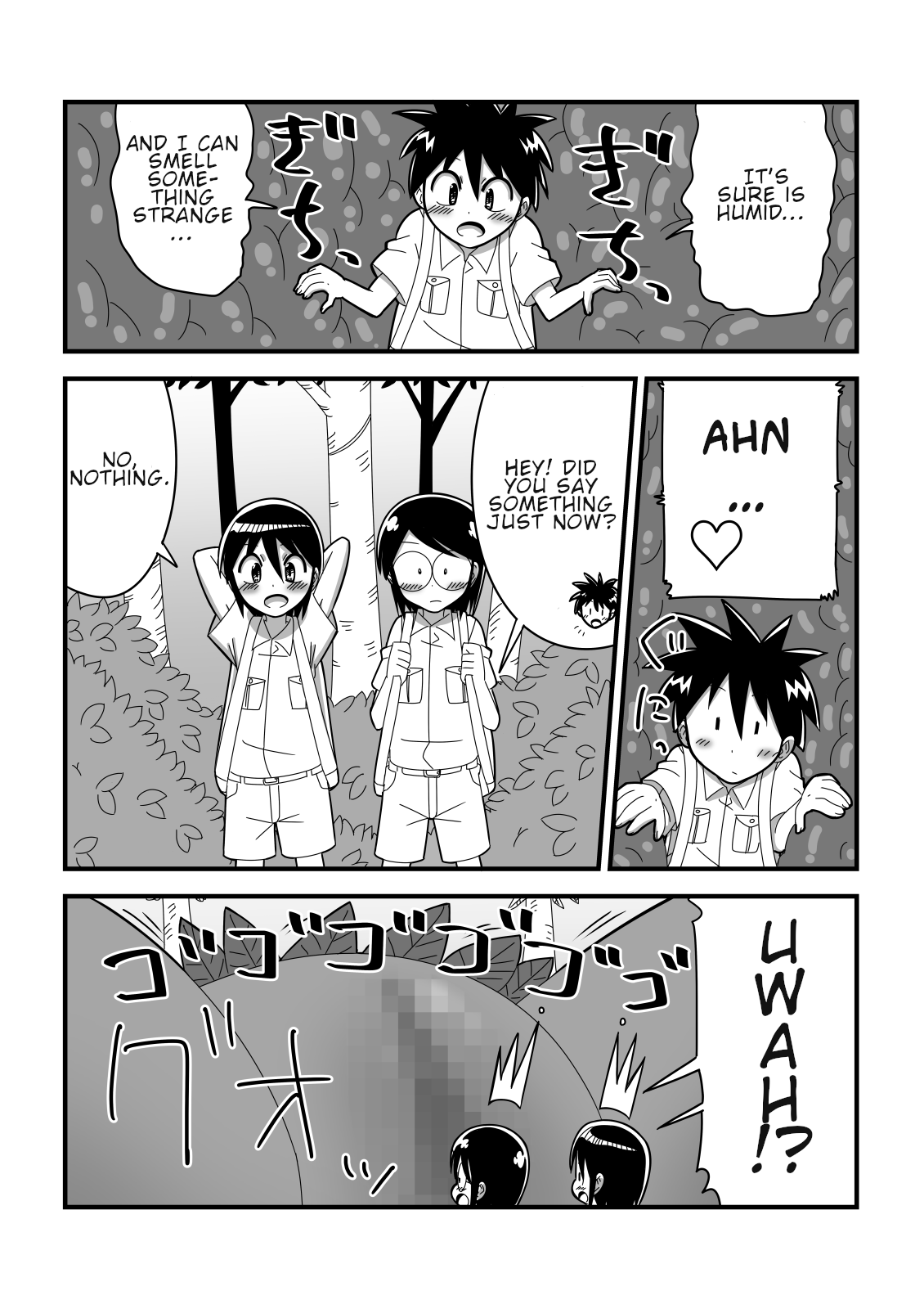 Shota Tankentai ga Hikyou de Kyojinzoku no Onee-san to Deatta Hanashi | Tale of the Shota Explorers and the Enormous Onee-san page 4 full