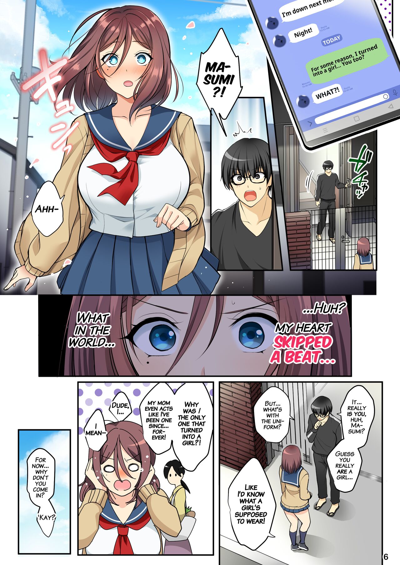 Ore o Onna ni Shita Yuujin ni Nyotaika shita Karada o Sukikatte sareru | The Time My Friend Turned Me Into His Girl Lover and Plaything page 6 full