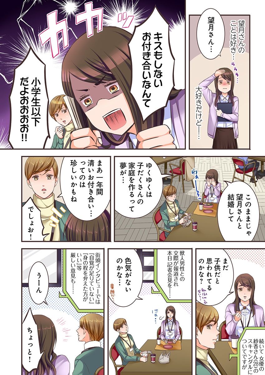 Juujin Kareshi to Kozukuri Seikatsu. Sonna Okkii no... Hairanai...1 page 8 full
