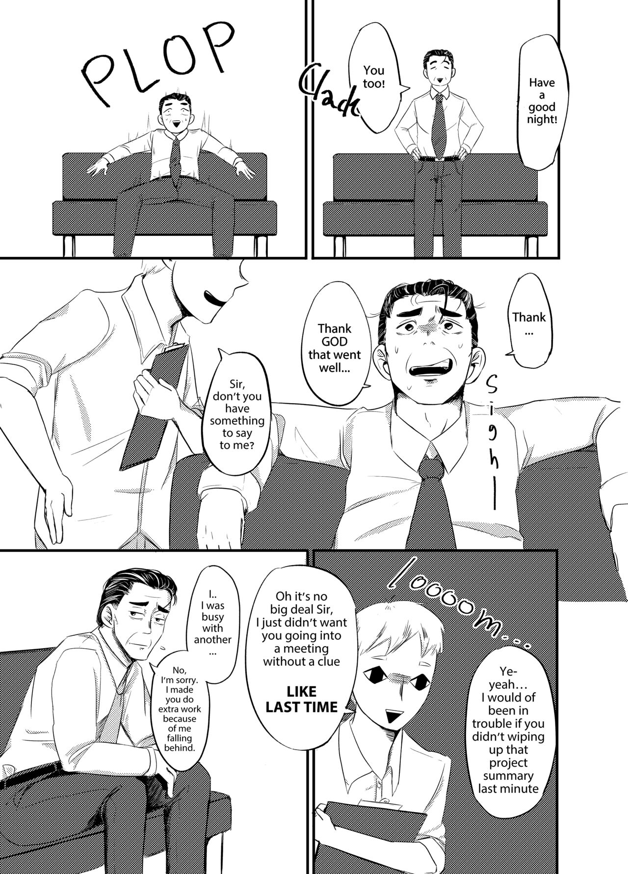 My Boss was Unexpectedly Lewd page 4 full