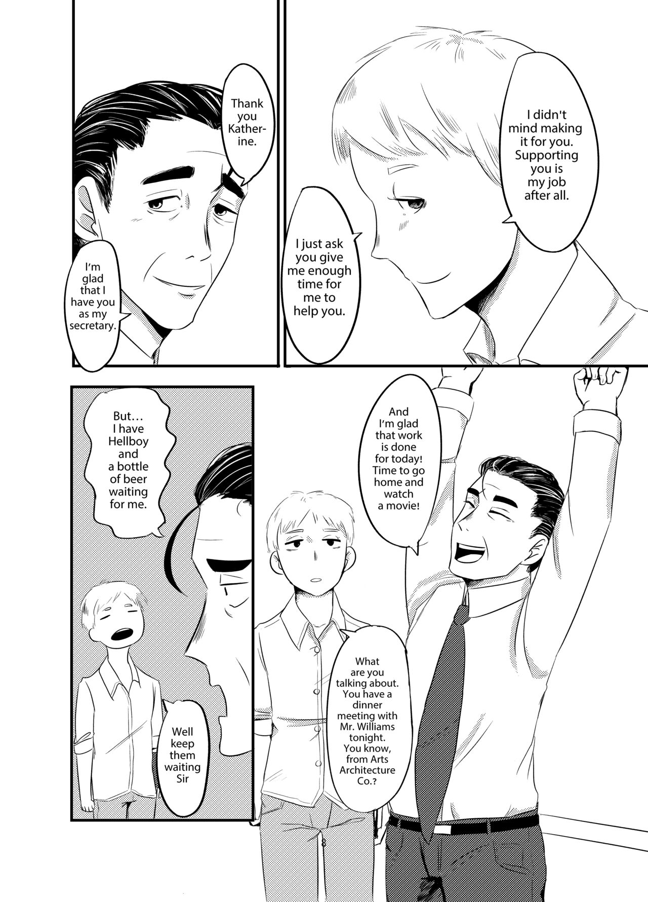 My Boss was Unexpectedly Lewd page 5 full