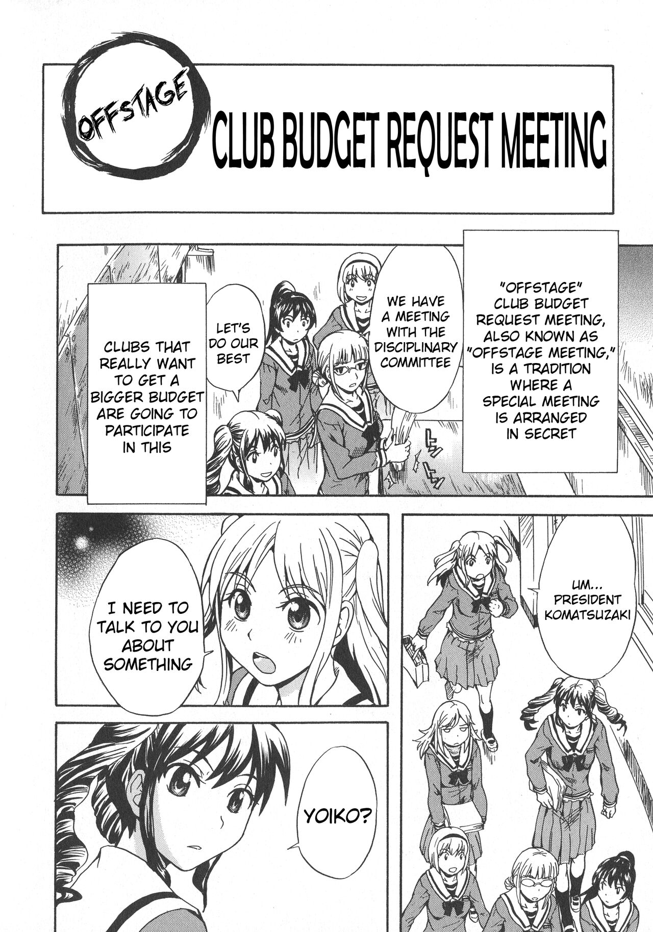 Calendula Joshi Seitokai! Bukatsu Yosan Seikyuu Kaigi Hen Sono 1 | Calendula Girls Student Council! Club Budget Request Meeting Story Part 1 page 6 full