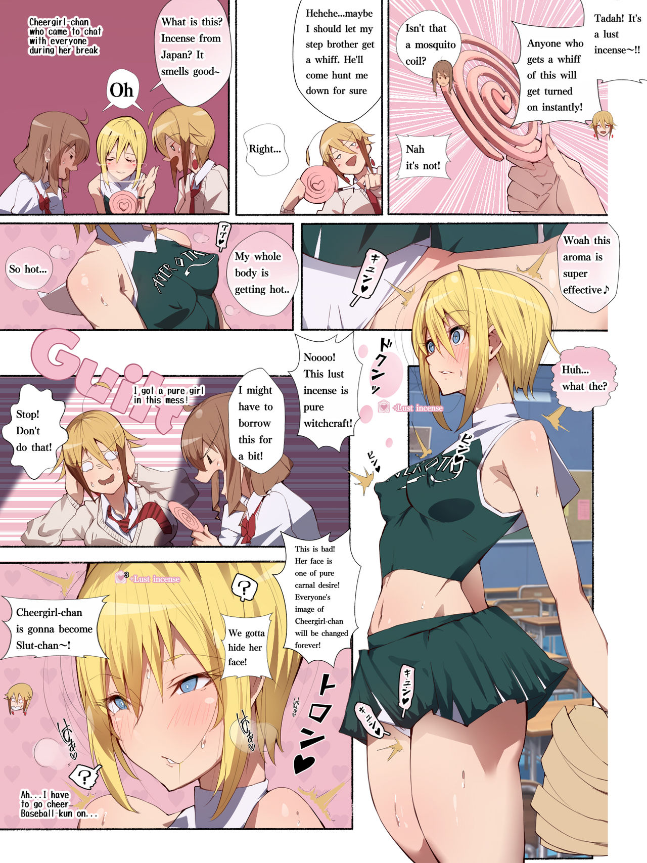 The Lewd Girl With Juicy Curves From America, Cheergirl-Chan page 8 full