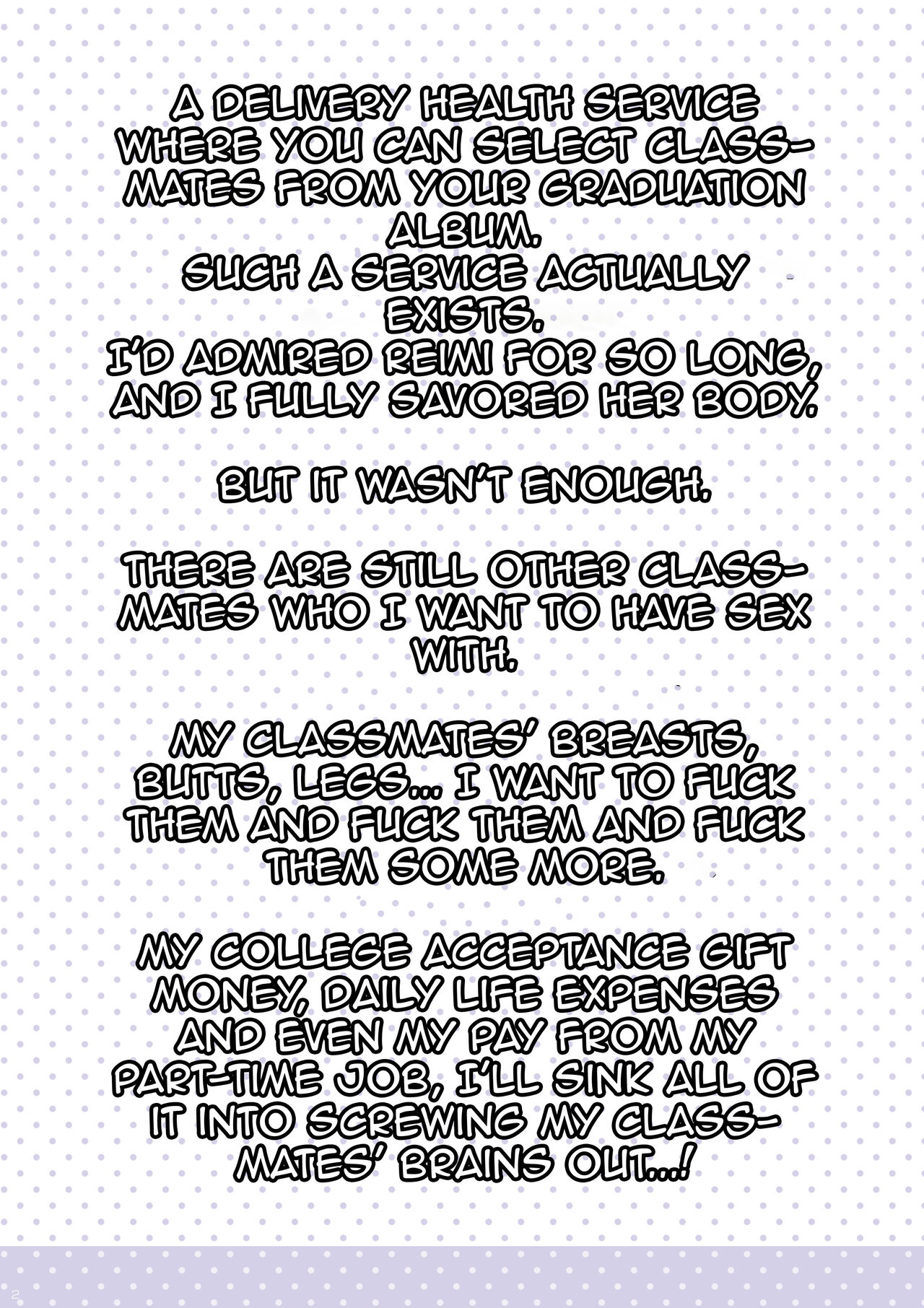 SotsuAl DeliHeal 2 -Junbibon- | Yearbook Prostitution 2 -Preparation Book- page 2 full