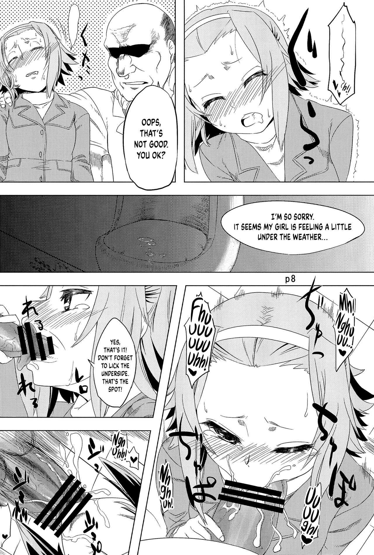R.O.T 4 Ritsu-chan wa Ookata no Yosoudoori Chinpo ni wa Katenakatta yo... | R.O.T 4 Ricchan Obviously Can’t Beat The Cock 4 page 8 full