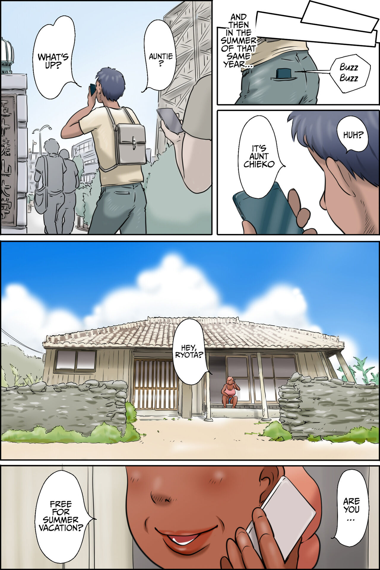 Sono Shima wa Makkuro ni Hiyake Shita Oba-san-tachi no Seisokuchi de Aru <Oba-chan Minshuku o Hajimemashita> page 7 full