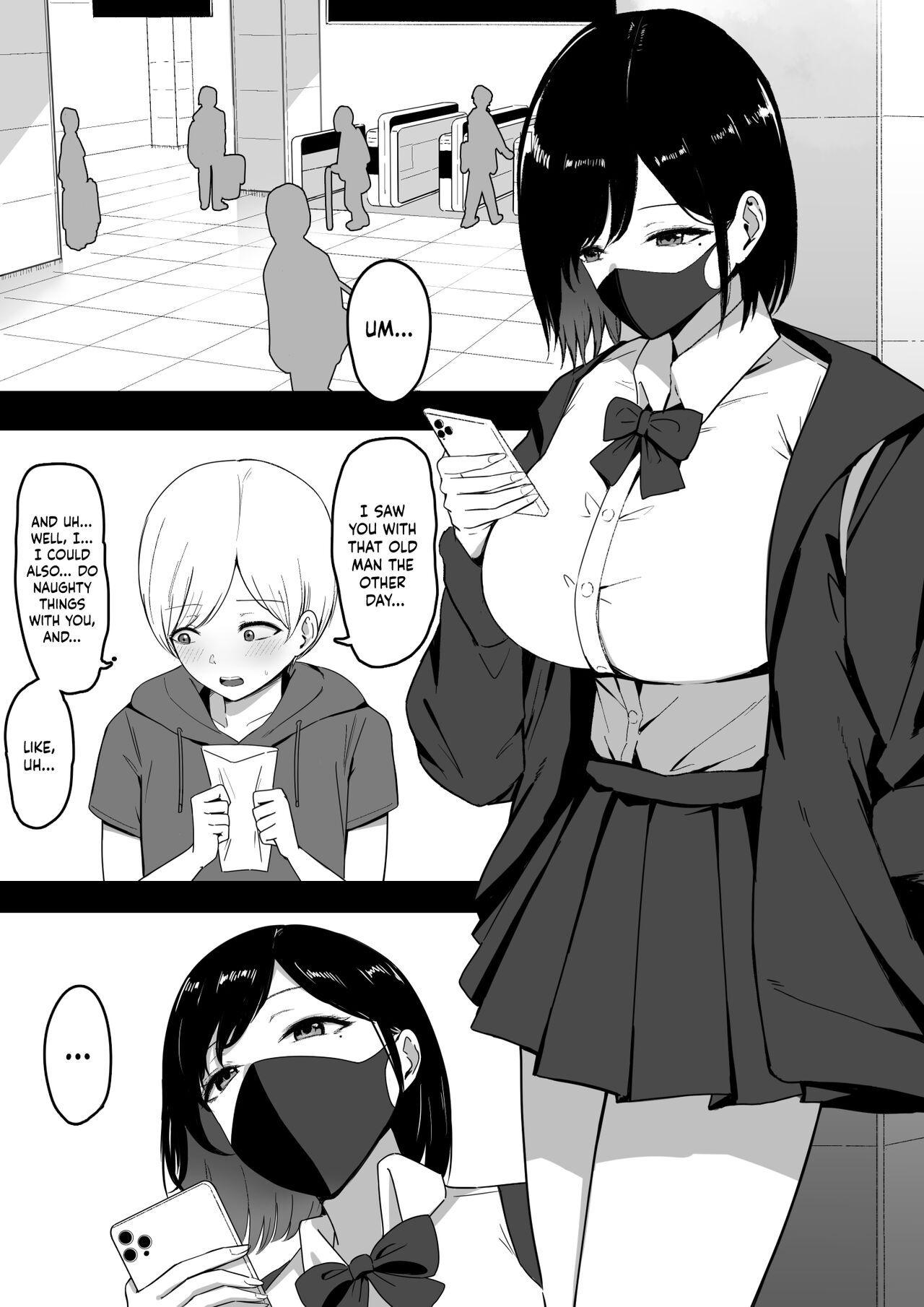 Dosukebe Enkou Gal no Naisho Ecchi | Stealthy Sexcapades with a Slutty Gyaru Skank page 3 full