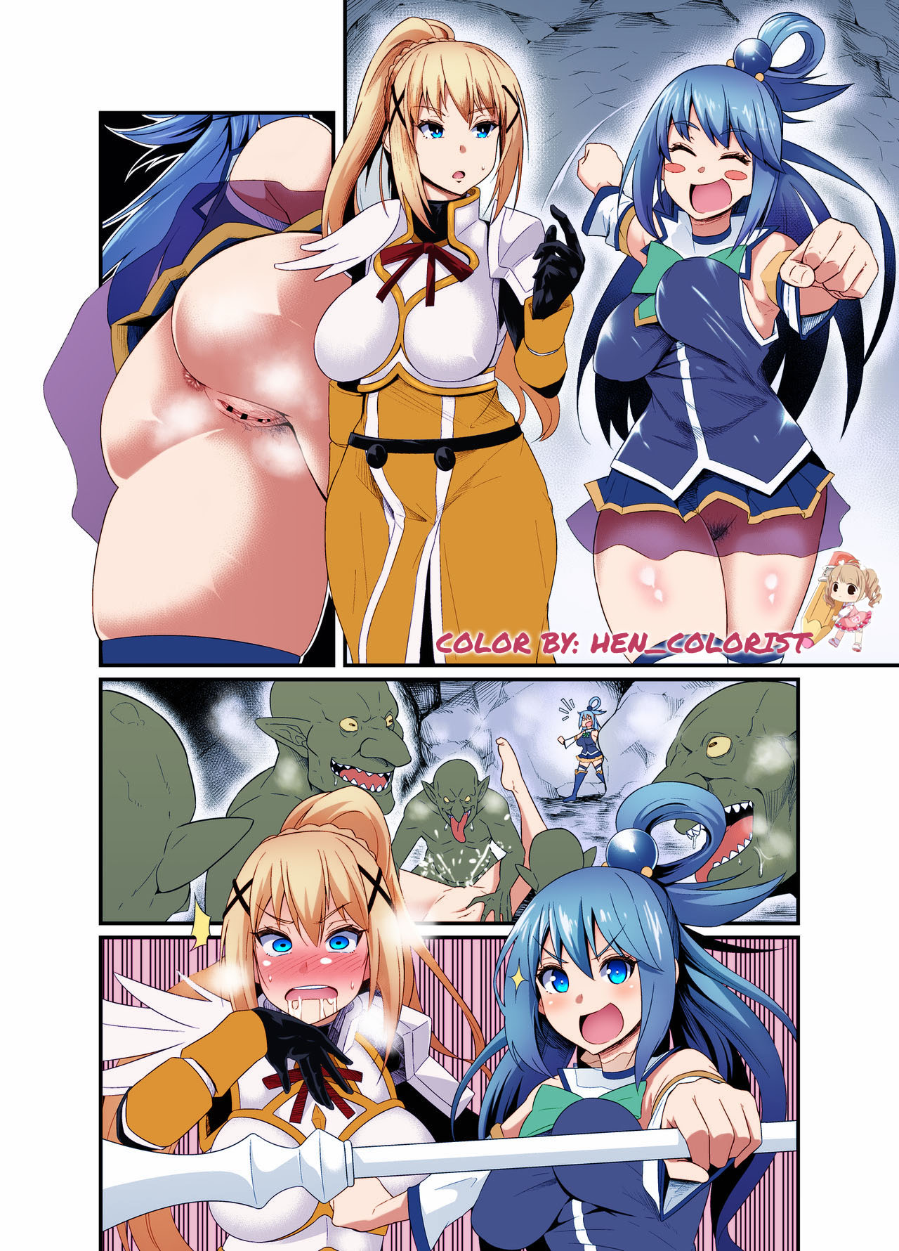 Baka to Hentai, Goblin Taiji e Iku page 1 full