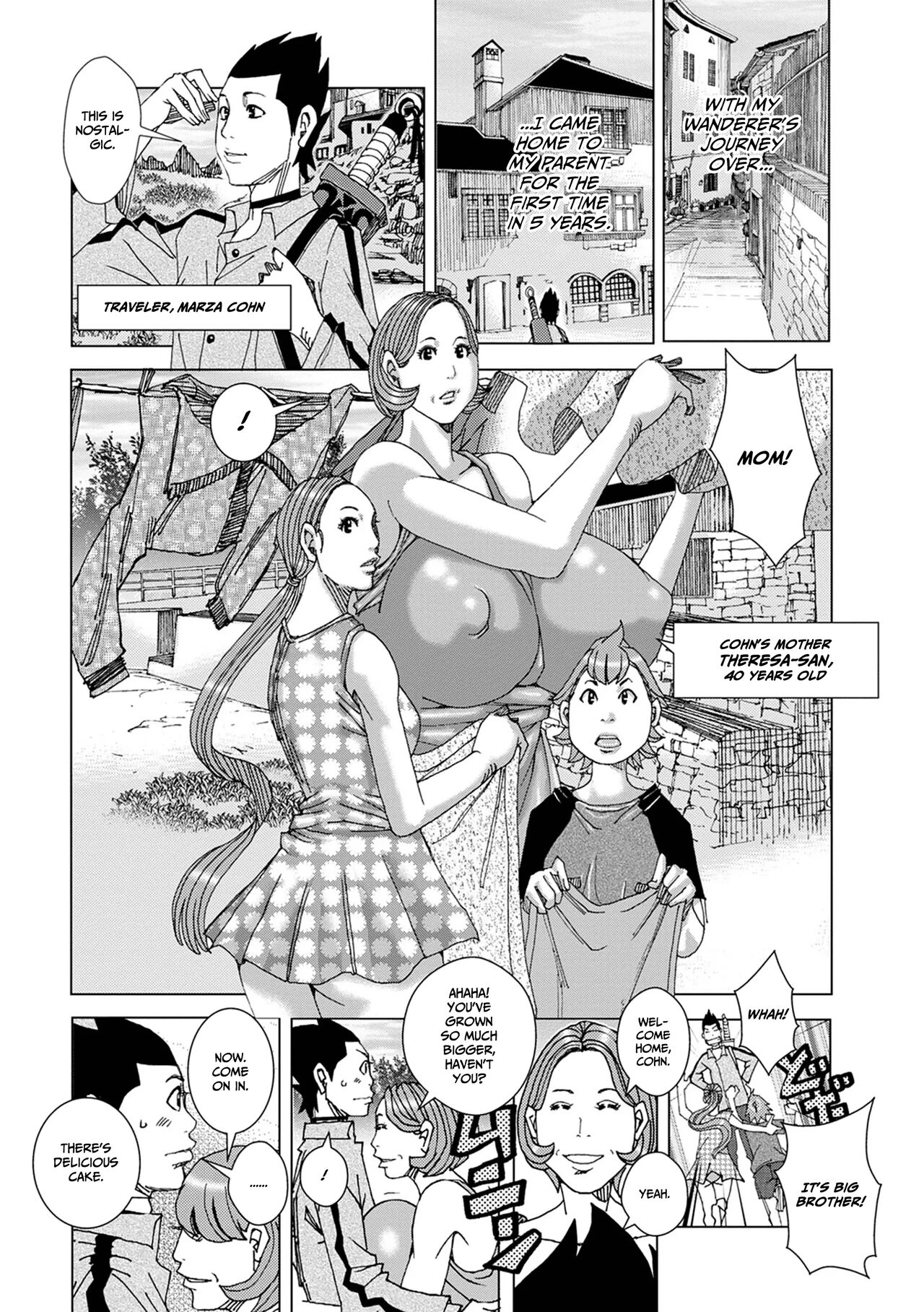 Double Mother 3 ~Gibo to Jitsubo o Nakadashi Haramase~ page 1 full