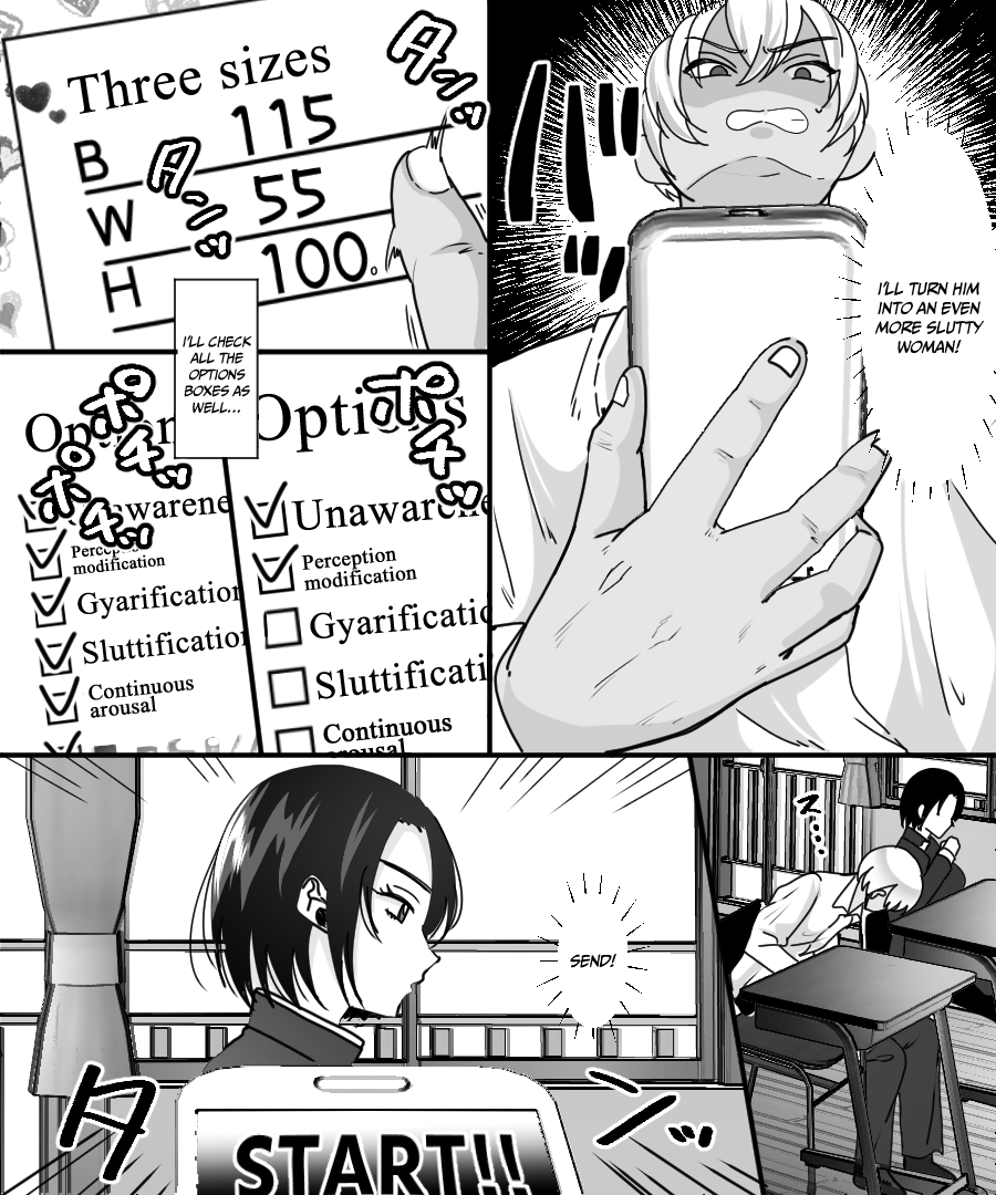 With My Sex Change App, I’ll Turn Him Into the Perfect Gyaru Slut! page 9 full