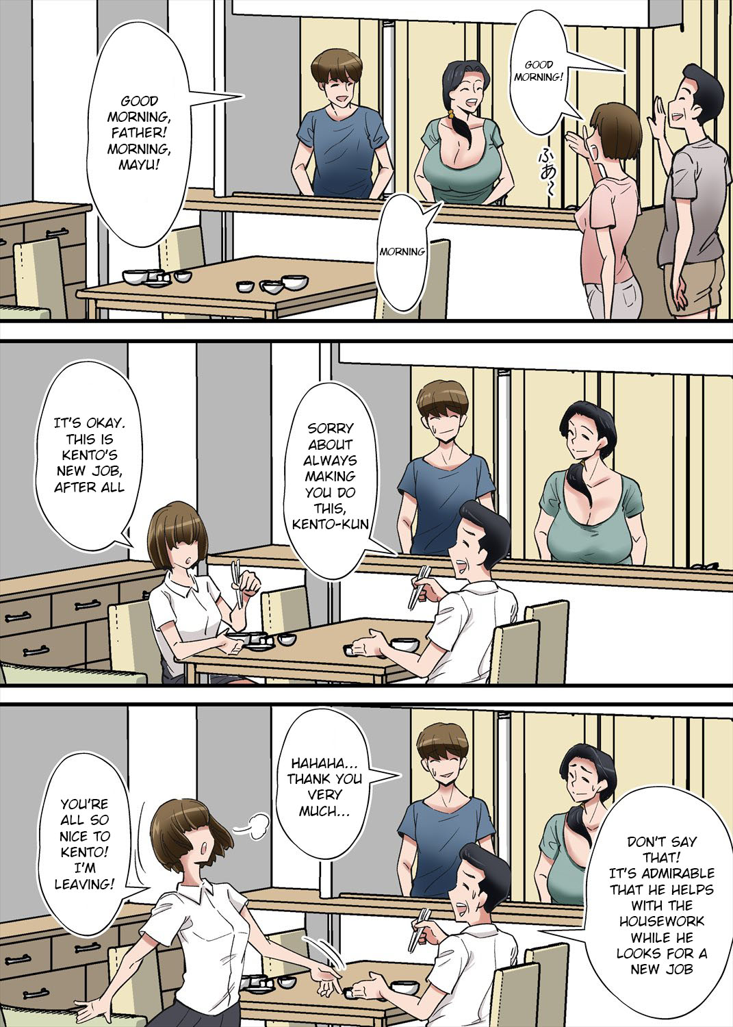 Hentai Kansoku ~Yome no Bakunyuu Kaa-chan o Netoritai~ page 4 full