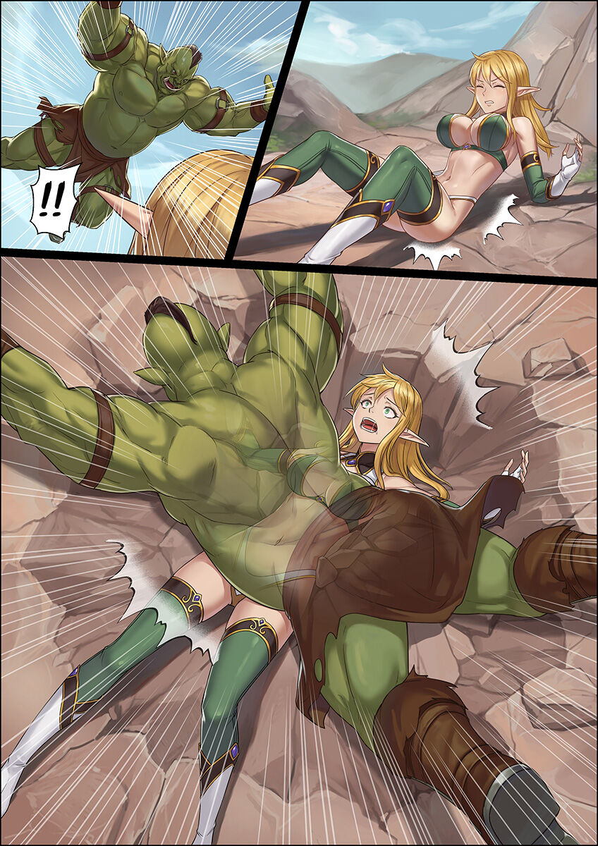彦@腹パンチ Pixiv Elf & Orc page 1 full