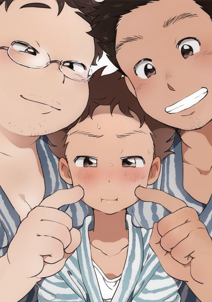 Kazoku to Kita Ryokan de Gay Couple to Deau Shota page 1 full