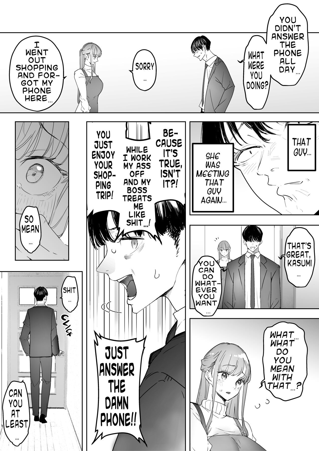 Boku wa Tsuma ga Netorare Nando mo Ikasareru Sugata o Mitsuzuketa. 3 | I Kept Watching While A Man Made My Wife Cum Over And Over 3 page 6 full