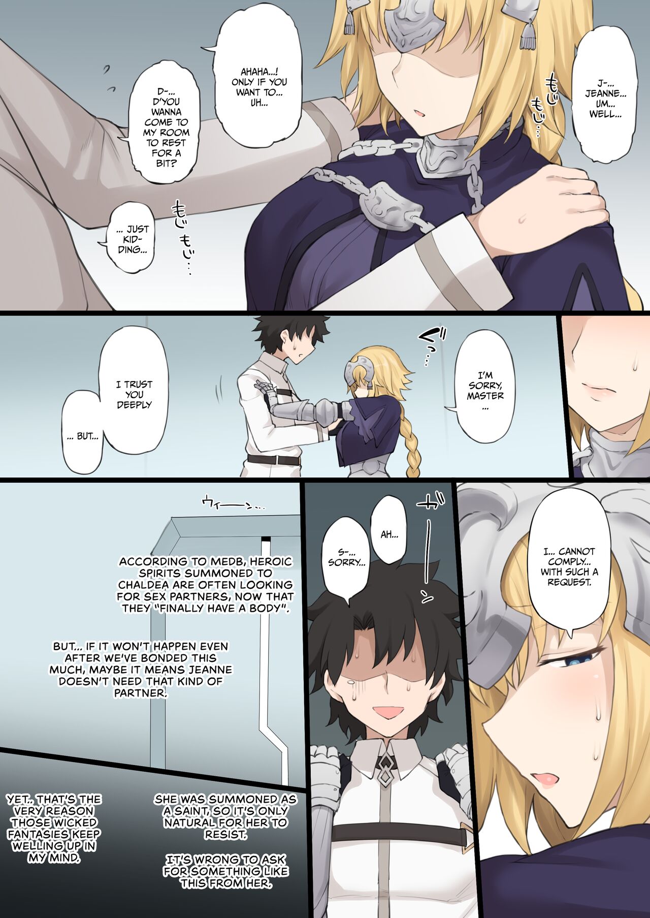 Medb no Otoko ni Kizuna Saidai Made Ageta Jeanne D'Arc wo Netorareru Ero Manga page 2 full