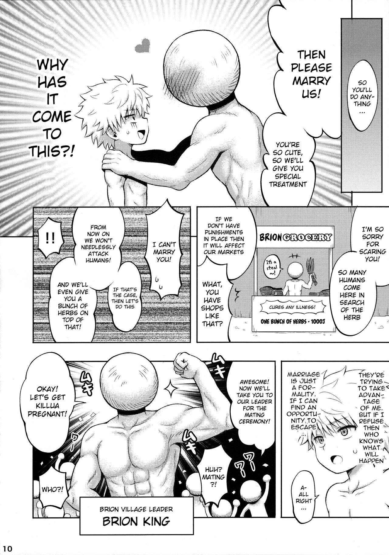 Killua tai Moburion | Killua vs. Brion Mob page 9 full