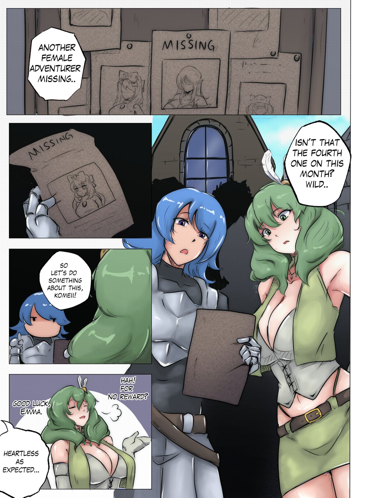 The Captured Adventurer's Fate page 2 full