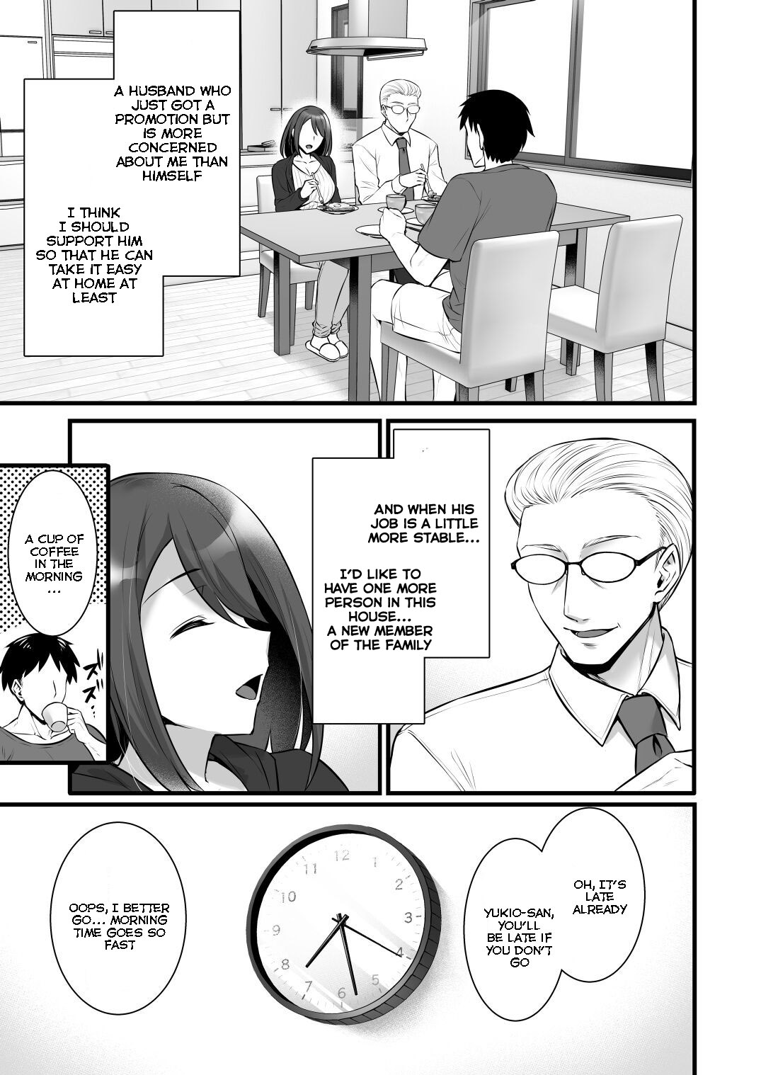 Saimin Kisei Kazoku ~Joushiki Kaihen, Kazoku ni Natte Otto Kounin no Hitozuma Saimin Sex~ page 5 full