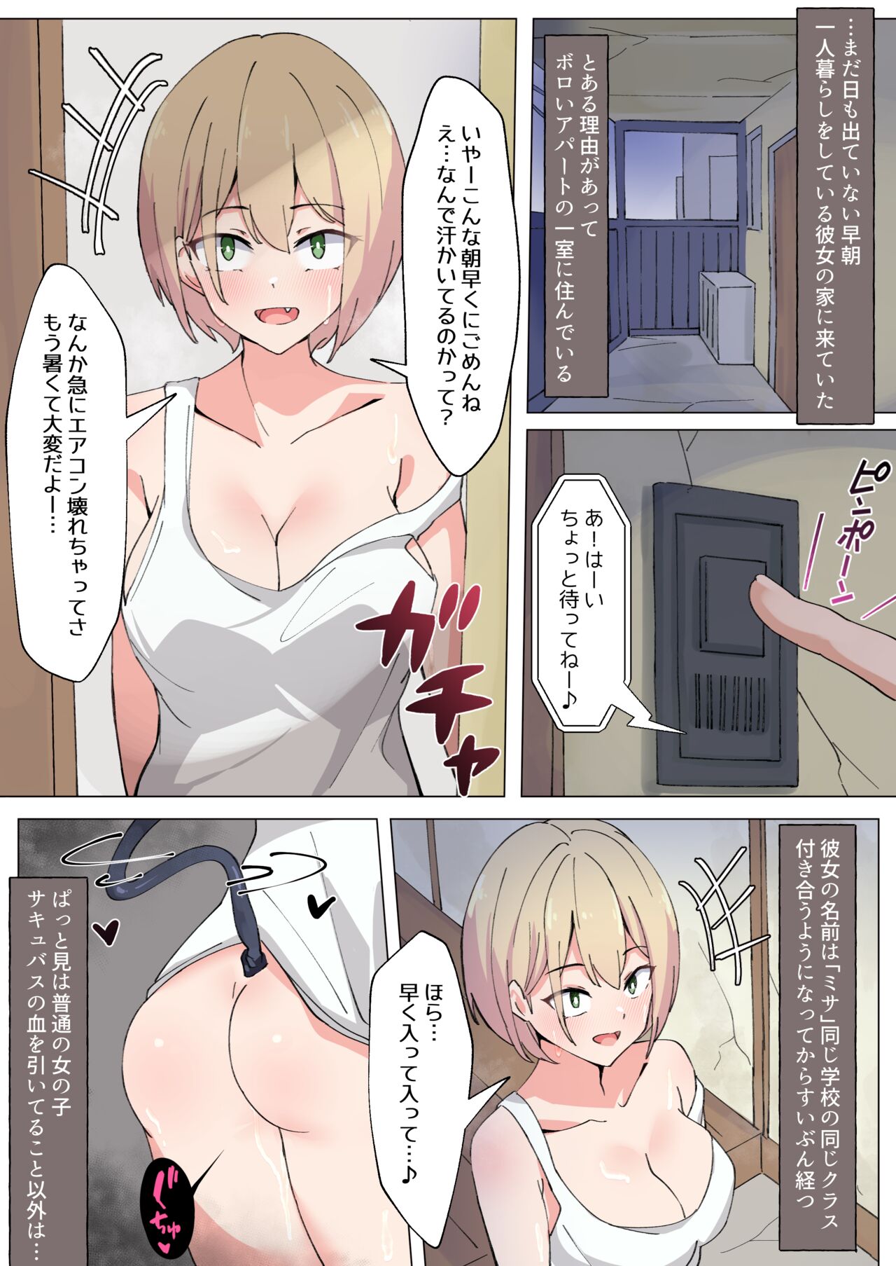 Boro Apart de Hatsujouki Succubus to Bed ga Dorodoro ni Naru made Suru page 3 full