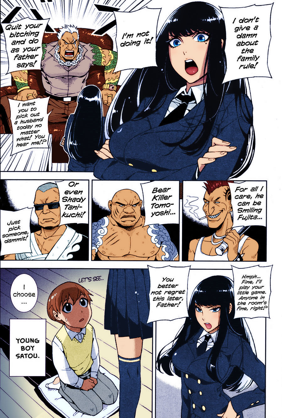 Kawaguchi Ichizoku no Kakun - Let's find a sex partner♥ | The Kawaguchi Household Family Rule - Let's Find a Sex Partner♥ page 3 full