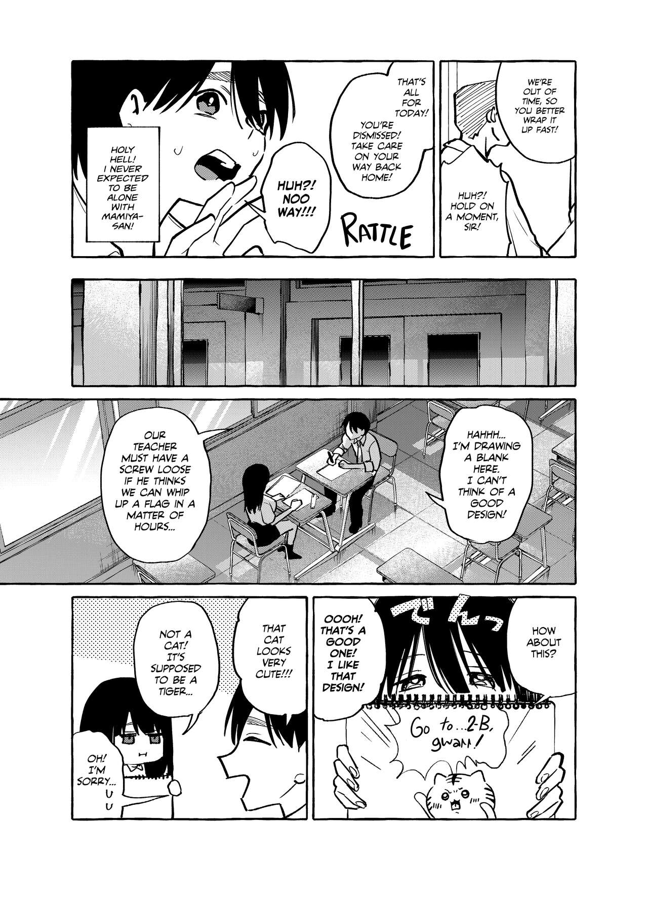 Tonari no Seki no Mamiya-san - Mamiya shows off her boobs. page 10 full