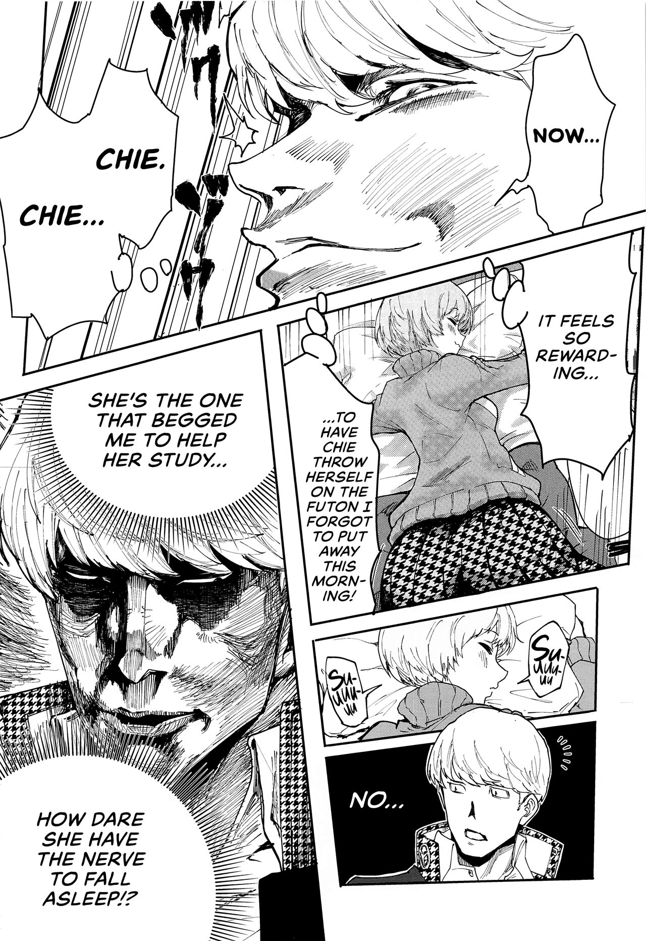 Satonaka Chie-chan ni Oshioki suru Hon Test Benkyou Hen | Satonaka Chie's Punishment - Test Study Edition page 5 full