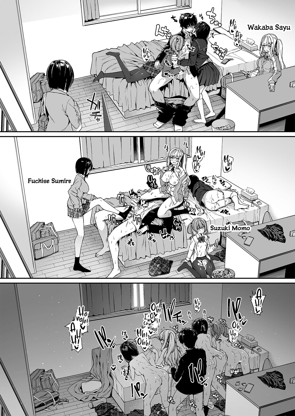 InCha Couple ga You Gal-tachi to SEX Training Suru Hanashi 2 page 3 full