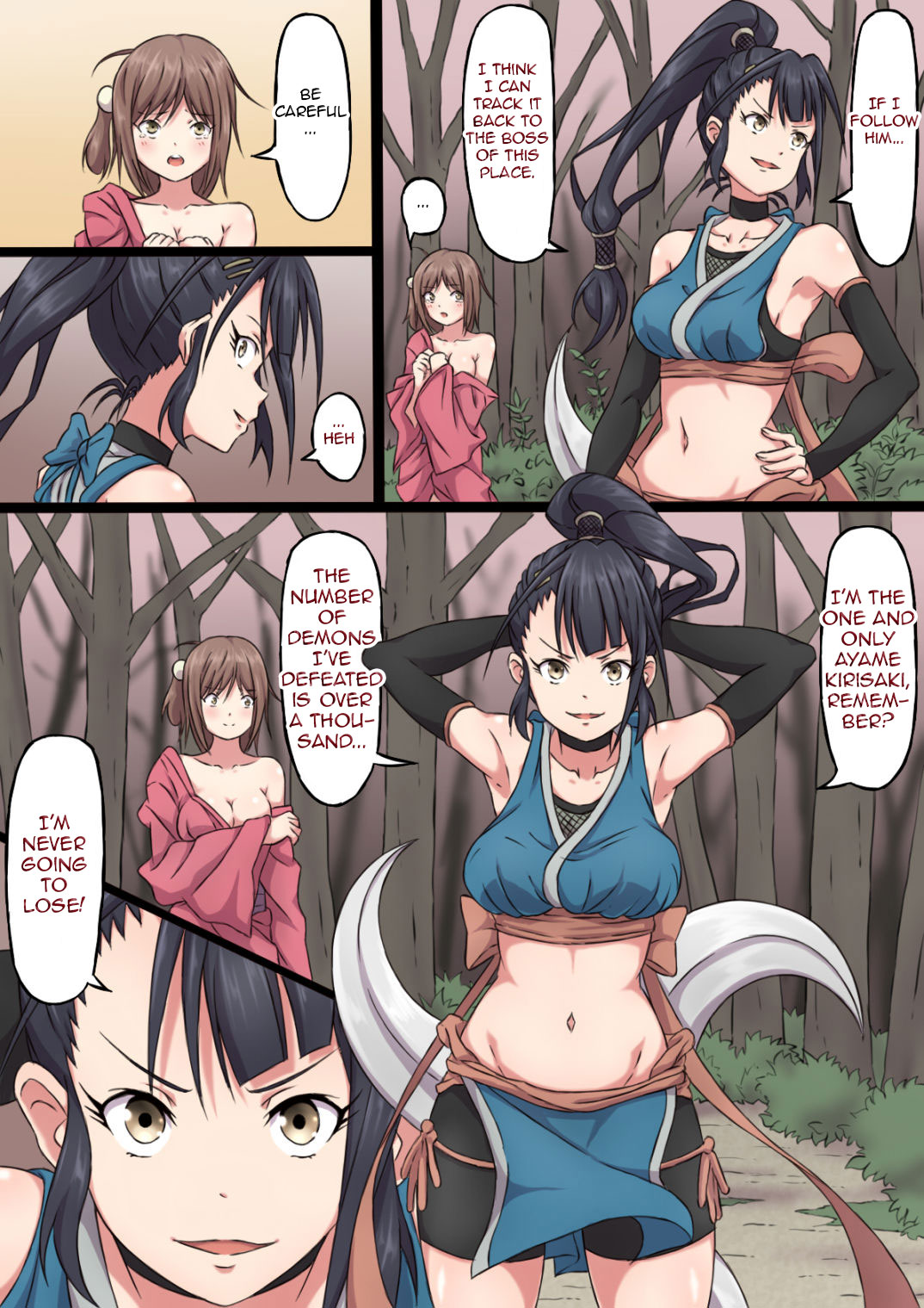 Kunoichi Ayame no Haiboku | The Defeat of Ayame Kunoichi page 6 full