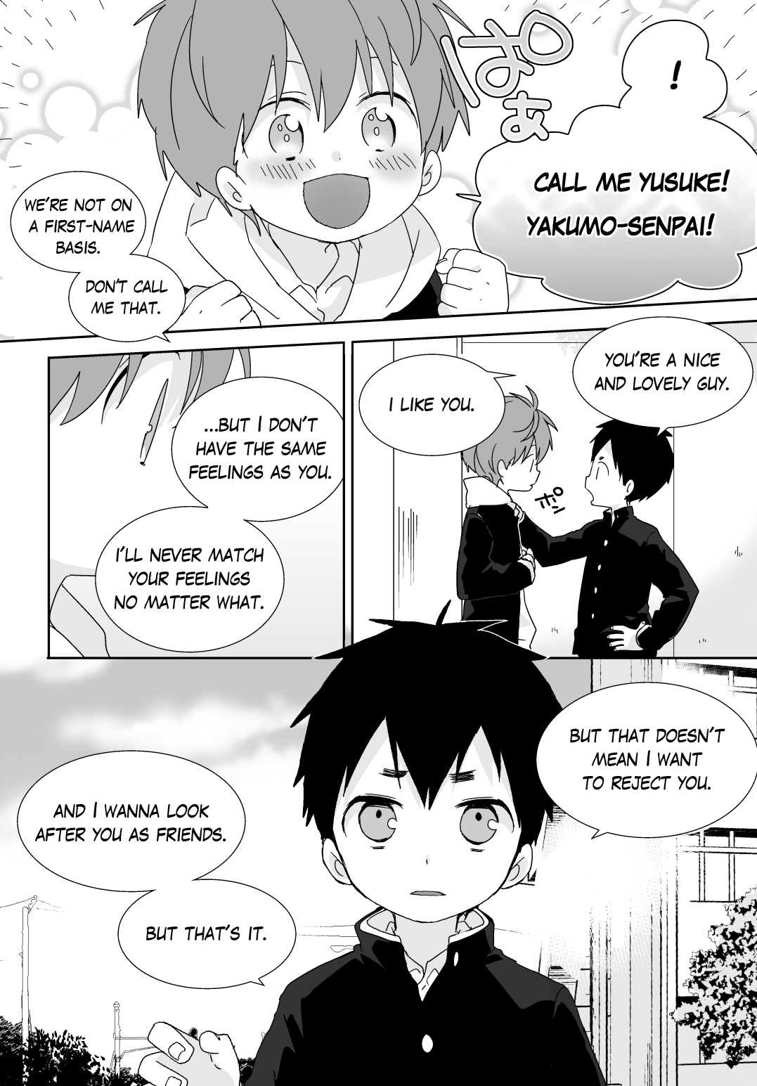 Yakumo Senpai to Yusuke-kun | Yakumo and Yusuke page 7 full