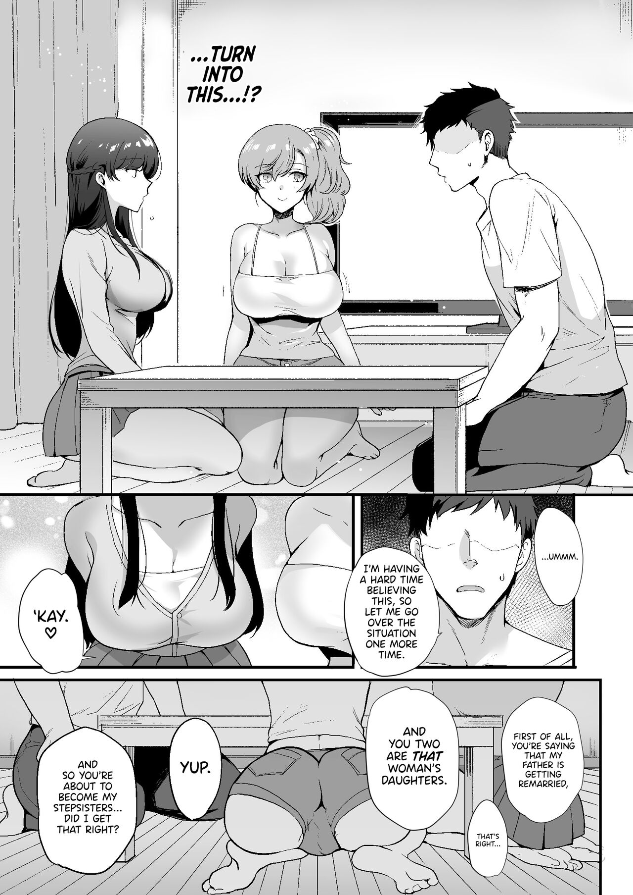 Erosugiru Doukyonin ~ Dosukebe Shimai to 1K Doukyo Seikatsu ~ | My Roommates Are Way Too Lewd ~Living in a One-Room Apartment With Two Perverted Sisters~ page 8 full