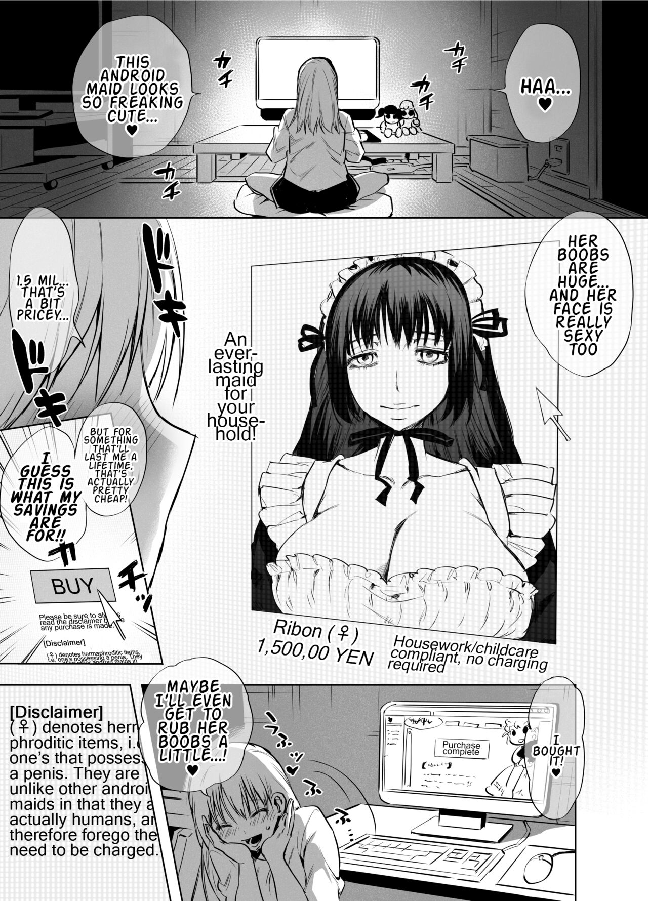 Futanari Maid no Ribon-chan page 2 full