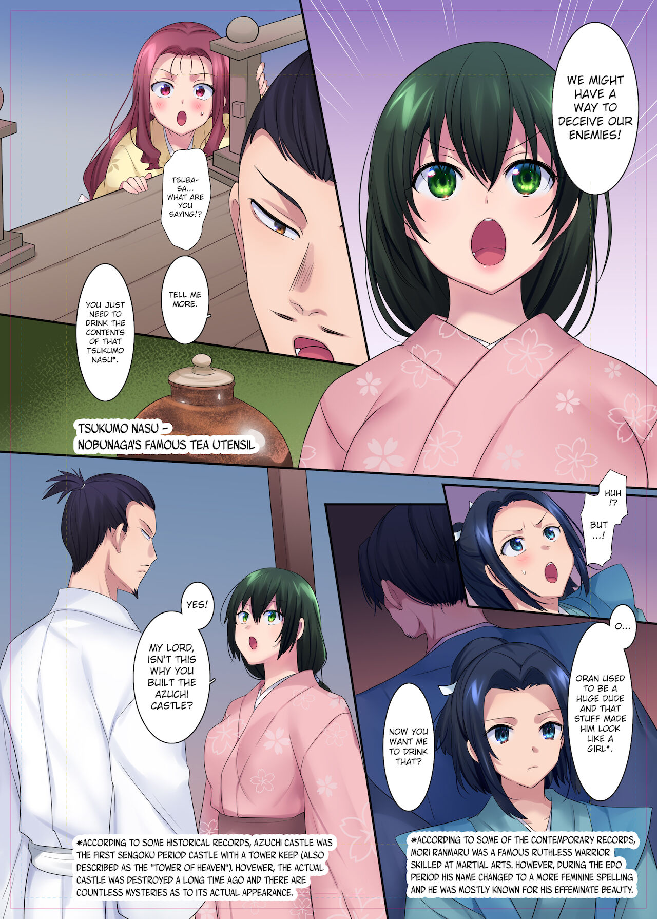 Honnoji no Seihen ~Onna ni Sareta Nobunaga~ | Honnoji Transformation ~Nobunaga was Turned into a Girl~ page 10 full