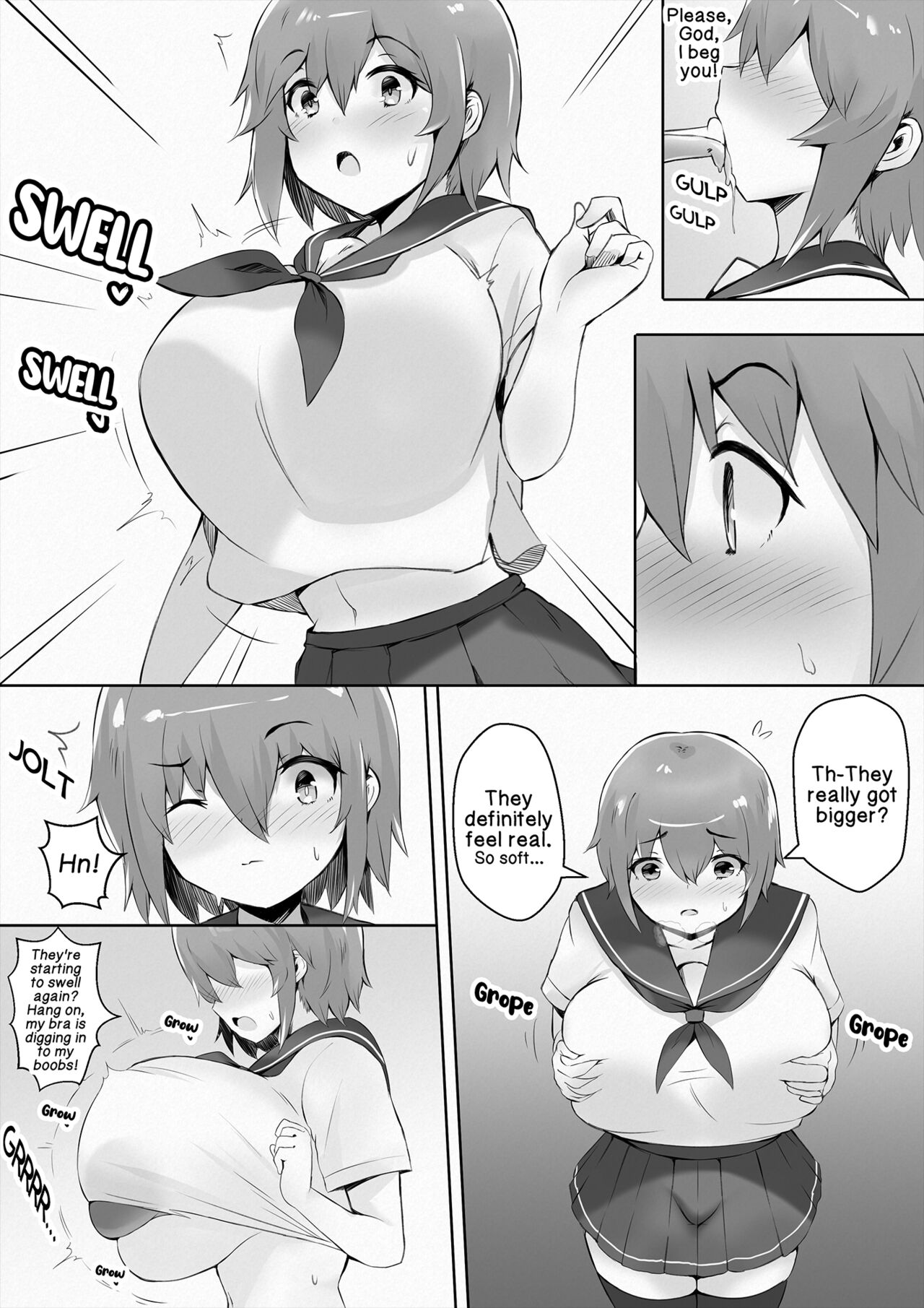 Kokuhaku suru Tameni Yu Houkyouyaku o Nonda Jimikko-chan ga Taihen na Koto ni Naru Manga page 8 full