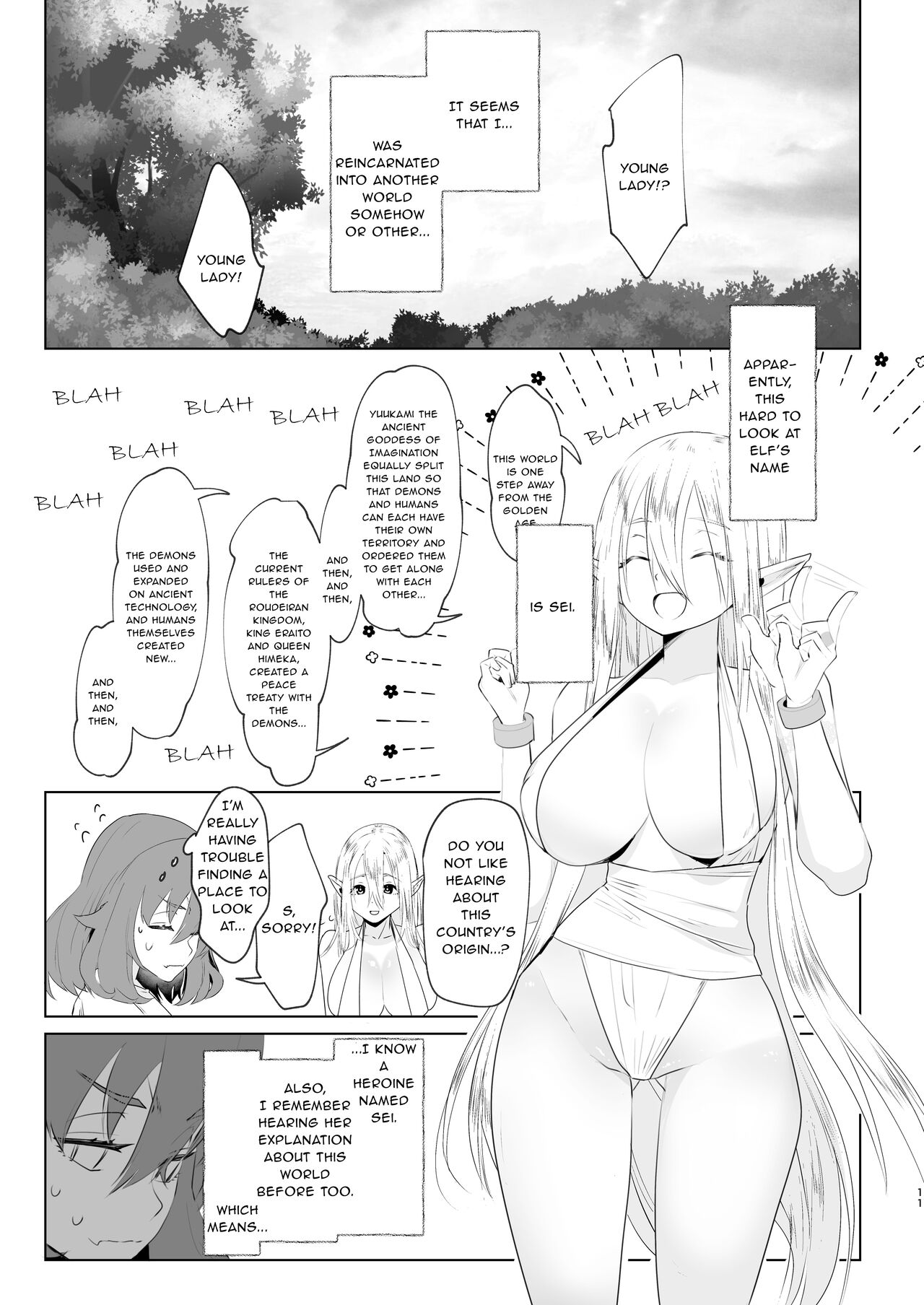 Isekai Tensei Shitara Futanari Yuusha-sama datta Ken | That Time I Was Reborn as a FUTANARI Heroine in Another World page 10 full
