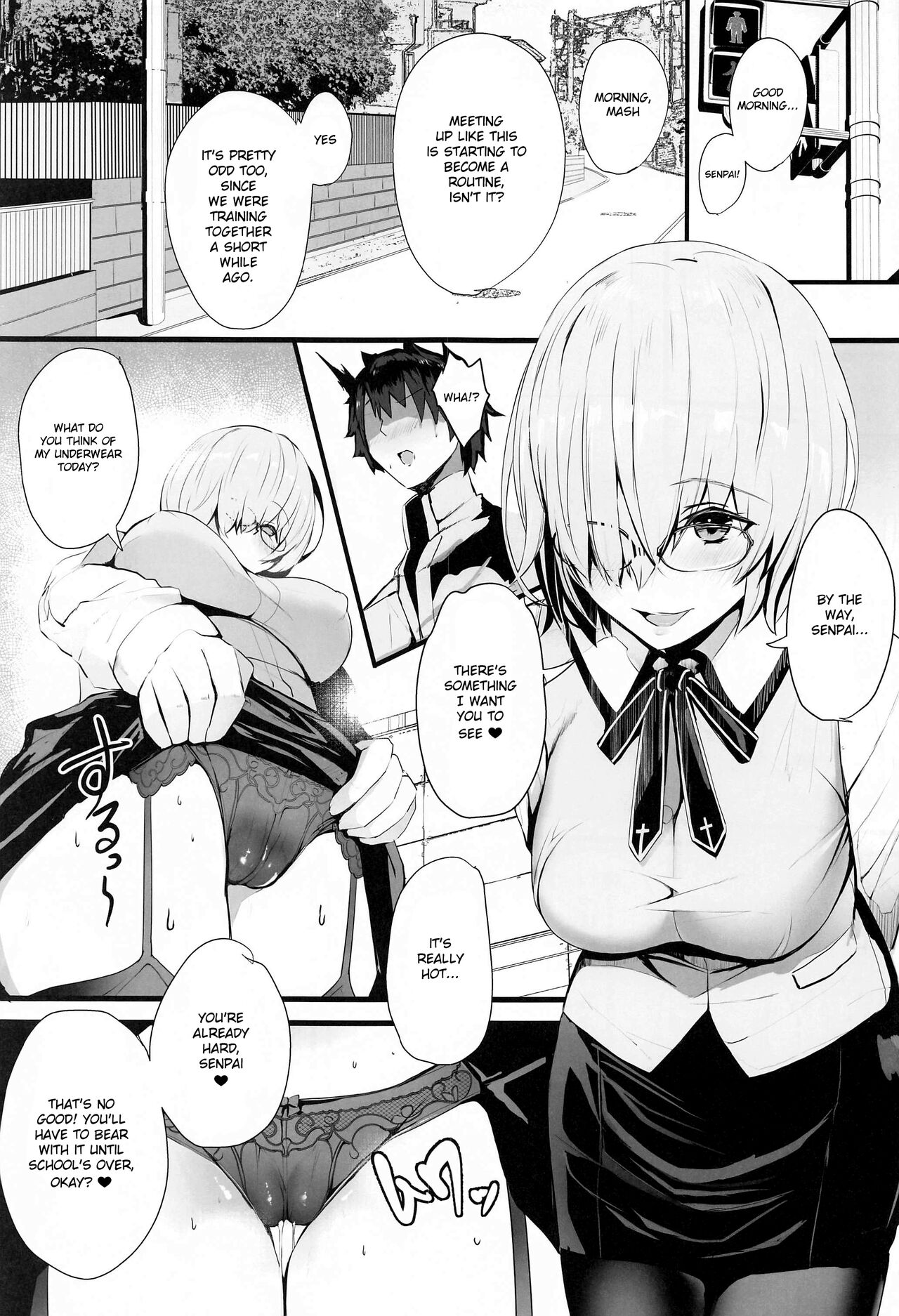 Mash to Koukou Seikatsu Daisanwa Suimin Ecchi Hen | High School  Life With Mash page 4 full