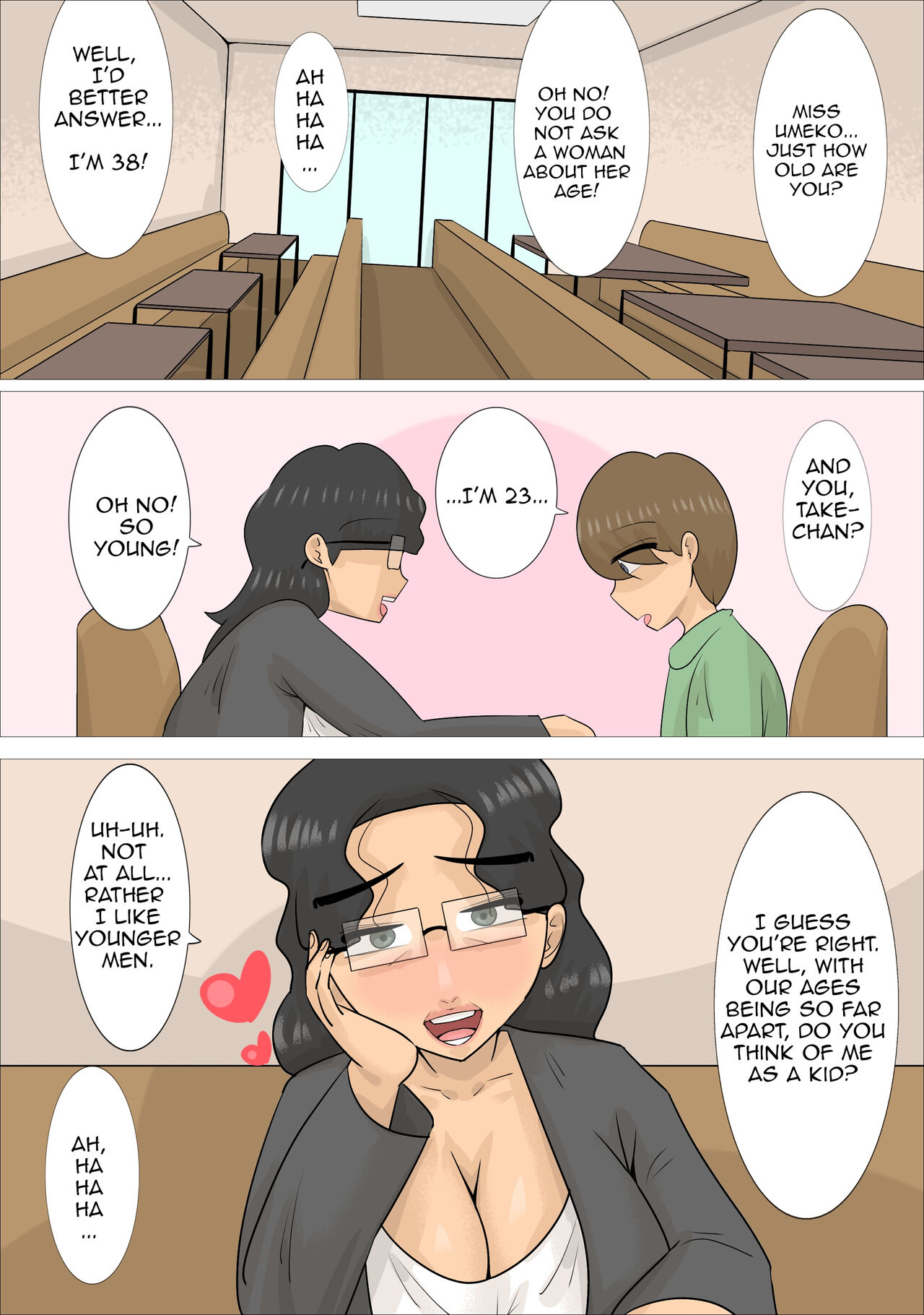 Busaiku Dakedo Karadaha Eroi Jukujo ni Netorareta Kareshi|Boyfriend Was Snatched by an Unattractive Older Woman with a Sexy Body page 9 full