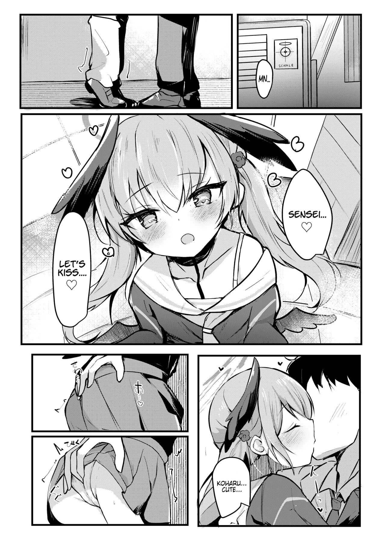 Ecchi nano wa Kinshi!? Koharu to Love Love Jirashi Play | Lewdness is Banned!? Lovey Lovey Tease Play with Koharu page 2 full